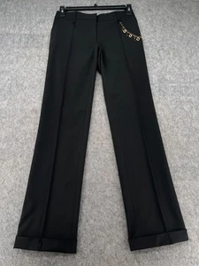 Pantalón Blumarine Mujer Calce Ajustado Diseño Italiano Negro Talla 42/6 - Imagen 1 de 16