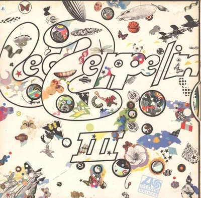 Led Zeppelin - Led Zeppelin III UK LP 1972 (VG/VG+) wheel sleeve laminated . - Photo 1/2