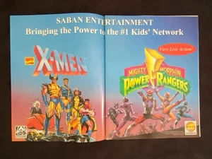 MIGHTY MORPHIN POWER RANGERS, X-MEN 1993 ad Saban Entertainment, Marvel, #1 Kids - Bild 1 von 1