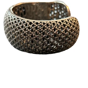Brazalete Brazalete Plata Tejido Pesado Marcado GT 84g LEER - Imagen 1 de 14