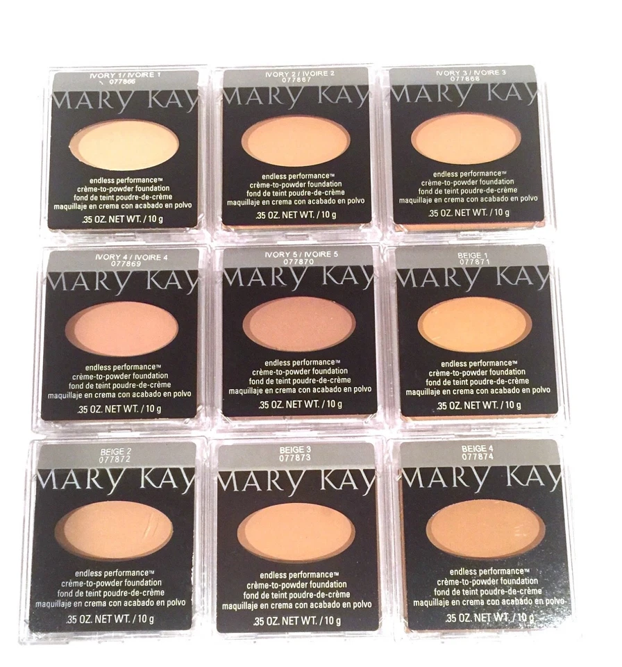 BASE CREMA A POLVO MARY KAY SINDLESS PERFORMANCE ~ CREMA ~ ¡TODOS LOS TONOS! Foto 1 de 4