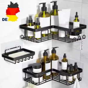 Bad Regal Ohne Bohren Badezimmer Badablage Duschablage 2 Stück Bad Bad Zubehör - Bild 1 von 15