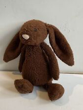 Jellycat Small Bashful Chocolate Brown Bunny Rare Retired Brown- loved