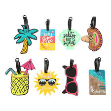 8Pcs Cruise Luggage Tags Beach Travel Suitcase Label for Men