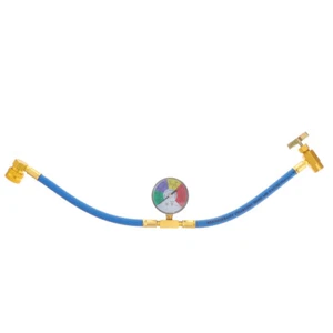 Charging Hose with Gauge Automobile Air Conditioning Man Ac Coolant - Picture 1 of 12