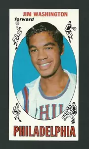 Jim Washington Philadelphia 76ers 1969-70 Topps Card #17 - Picture 1 of 2