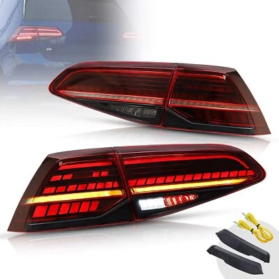 Luces traseras LED para Volkswagen VW Golf MK7/7,5 2014 2015 2016 2017 2018 2019 Foto 1 de 4