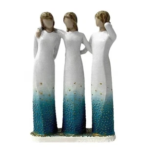 Figura clásica esculpida pintada a mano escultura 3sister by My Side - Imagen 1 de 13