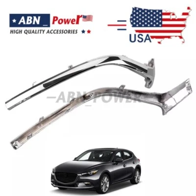 For 2017-2018 Mazda 3 Sport Grille Molding Set BANE507J1 BANE507K1 Foto 1 de 4