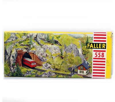 Vintage FALLER 558 KIT HO H0 gauge STONE ENTRANCE RAIL TUNNEL - Image 1 of 2
