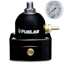 FUELAB Mini Régulateur Pression Carburant Efi #54501-1 +Jauge Pression - Picture 1 of 3