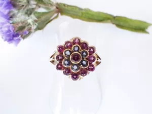SCHMUCK-STCK RING 375 GOLD RODOLITH IOLITH NEU 109 FACETTEN Sogni d'oro 18 57 - Bild 1 von 3