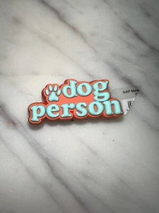 NWOT dog person • authentic original jibbitz • crocs shoe charms - Picture 1 of 2