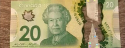 2012 CANADA 20 Dollars Poylmer QEII Circulated. Single $20 CAD CIR Bill - Image 1 of 2