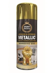 Vernice Spray Oro Metallizzato Aerosol Auto Vetro Metallo Legno Plastica 1751PR-400ml - Foto 1 di 1