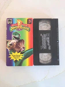 Mighty Morphin Power Ranger: Green Ranger Mini- Series Part 3 1994 VHS Tape - Foto 1 di 7