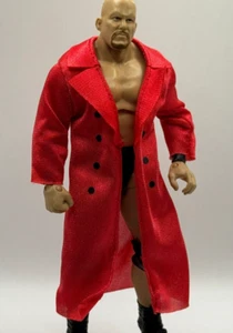 WWE roter langer Mantel Zubehör Mattel Figur Kleidung 1/12 G1 - Bild 1 von 2