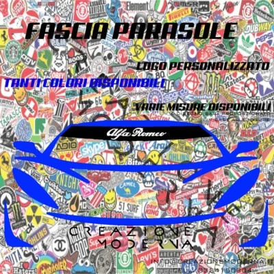 APA fascia striscia parasole logo Alfa Romeo