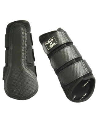 BACK ON TRACK 3D Mesh Brushing Gamaschen mit Welltex NEU Größe wählbar - Bild 1 von 3