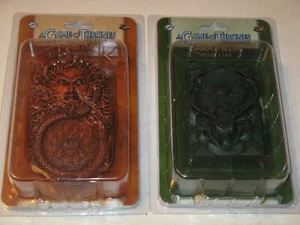Card Game of Thrones resin house card lot Martell+Baratheon LCG Fantasy Flight - Picture 1 of 3