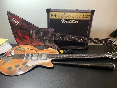 Paper Jams Wow wee Wowwee Guitar Amp Lot Sharper image drum Stick - Image 1 of 4