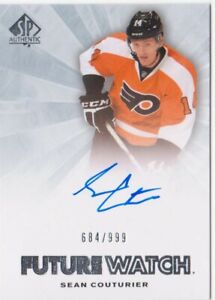 Sean Couturier 2011-12 SP Authentic Future Watch Rookie Auto 684/999 Flyers HOT