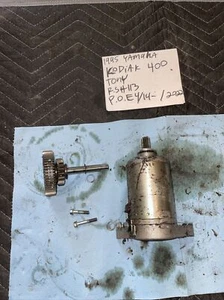 1995 Yamaha Kodiak 400 electric start starter with starter gears - Picture 1 of 10