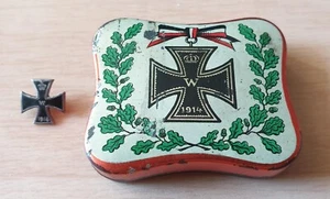 AutomatenDose 🤴🏽 Eisernes Kreuz 💥 mit MiniaturKreuz VorKrieg 1914 Blechdose - Bild 1 von 10