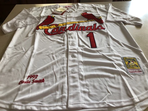 Mitchell & Ness Cooperstown Collection 1992 Cardinals Ozzie Smith Jersey Mens XL Cover
