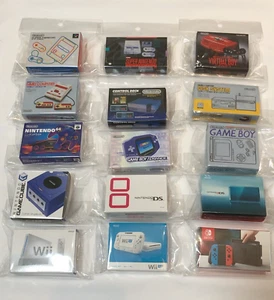 Nintendo Museum Limited Sticker Set of 20 Box Famicom SNES 64 Game Cube etc.. - Picture 1 of 31