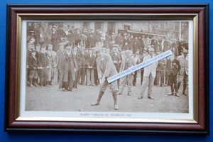 IMPRESIÓN DE GOLF ENMARCADA - HARRY VARDON, ST ANDREWS 1900 - Imagen 1 de 1