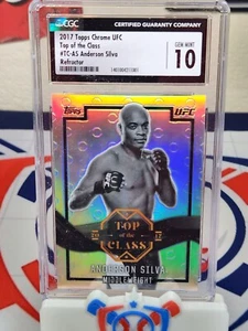2017 Topps Chrome UFC Anderson Silva Top of the Class Refractor/99 CGC 10 - Imagen 1 de 2