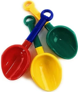 10.5" Kids Multi-Color Sand Scoop Plastic Shovels for Sand & Beach - Picture 1 of 6