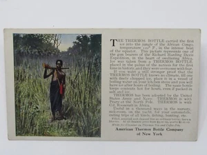 American Thermos Bottling Company Richard Harding Davis Expedition Postcard - Picture 1 of 2