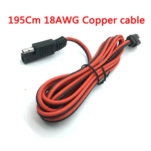 SAE to SAE Extension Cable 18AWG Quick Disconnect Wire Harness SAE Connector 2M - Picture 1 of 4