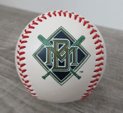 Milwaukee Brewers Vtg Rawlings Baseball 1997 A.L. Souvenir Logo Ball Vinyl Cover Cover