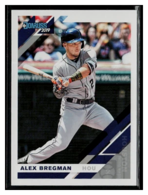2019 Donruss #182b Alex Bregman VAR - Grey Uniform - Image 1 of 2