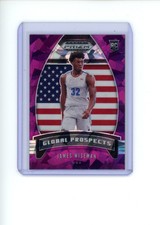 2020-21 Prizm Draft James Wiseman Rookie Global Prospects Purple Ice Prizm /149