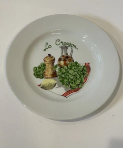 Spirito Le Cresson (Watercress) Salad Plate Franmara Czech Republic 8 1/2” - Picture 1 of 5