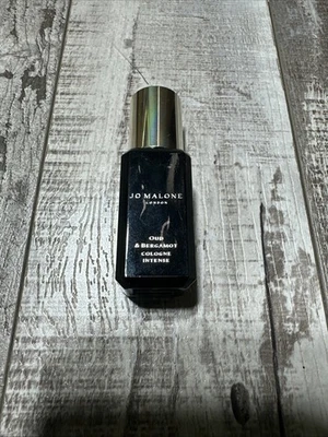 Jo Malone Oud & Bergamot Eau de Cologne Intenso 0.3 OZ 9 ml Mini Spray Nuevo Sin Caja Gratis Foto 1 de 4