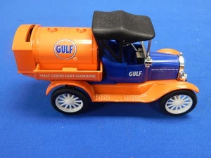 Vintage Ertl 1918 Ford Model T "Gulf" Tanker Die Cast Coin Bank 1:25 Mfg 1995 - Picture 1 of 8