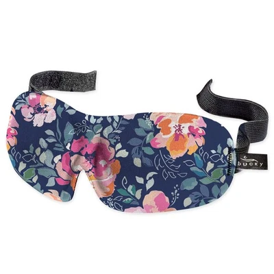 Midnight Floral Ultra Lightweight Sleep Mask Contoured Eye Comfort Travel Sleep - Image 1 of 4
