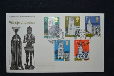 GB first day cover 1972 Village Churces with Worlds Oldest Wooden Church cancel - Image 1 of 2