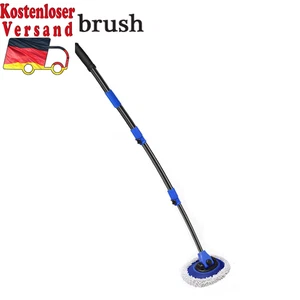 Upgradation 4 Section Telescoping Long Handle Cleaning Mop Broom Car Wash Brush  - Bild 1 von 12