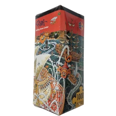 Heye Jigsaw Puzzle & Poster Ryba Sailing Down Under 1000 Pieces  Sydney 2001  - image 1 of 4