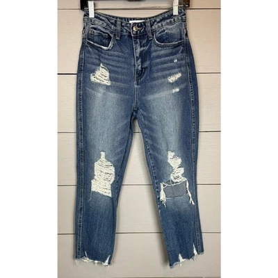 Pantalones de mezclilla recortados Flying Monkey para mujer talla 24" Foto 1 de 3