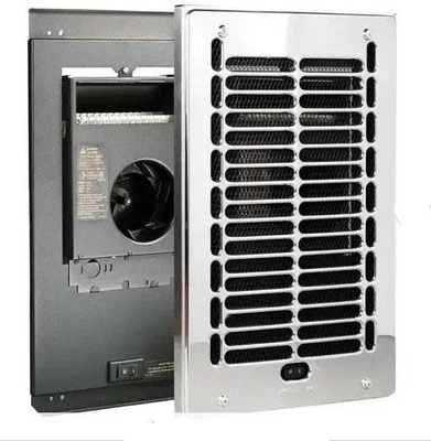 Calentador de pared eléctrico Cadet 79241 RBF 1000 vatios 120 voltios acero inoxidable pulido Foto 1 de 4