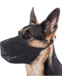 Mayerzon Dog Muzzle, Patented Soft Mesh Muzzle for Large Dogs - Picture 1 of 12