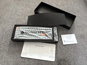 Keychron K8 Max TKL Wireless Mechanical Keyboard QMK/VIA UK Layour Brown Linear - Photo 1/11