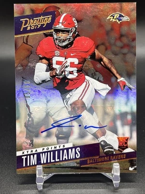 2017 Panini Prestige TIM WILLIAMS Xtra Points Alabama Crimson Tide 5/10 Auto RC - Image 1 of 3